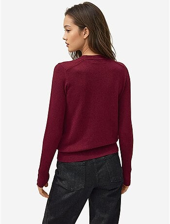 Maglione in maglia con girocollo e dettagli con bottoni hiccup