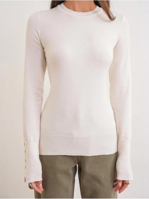 Maglione in maglia con girocollo mixray - Kiabi Maglione in maglia con girocollo mixray - Kiabi