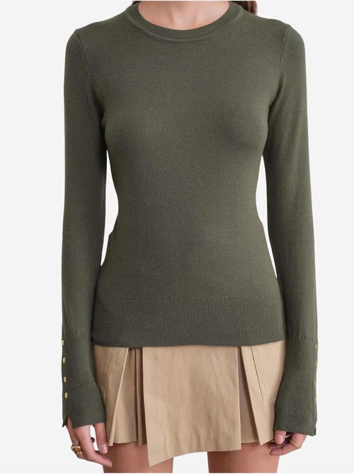 Maglione in maglia con girocollo mixray - Kiabi Maglione in maglia con girocollo mixray - Kiabi