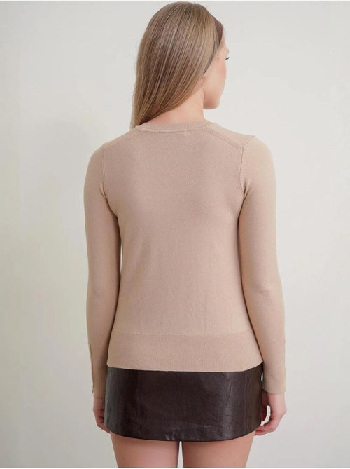 Maglione in maglia con girocollo mixray - Kiabi Maglione in maglia con girocollo mixray - Kiabi