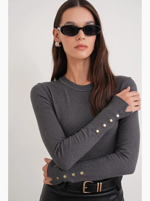 Maglione in maglia con girocollo mixray - Kiabi