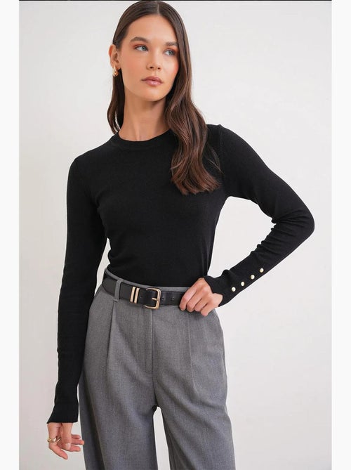 Maglione in maglia con girocollo mixray - Kiabi Maglione in maglia con girocollo mixray - Kiabi