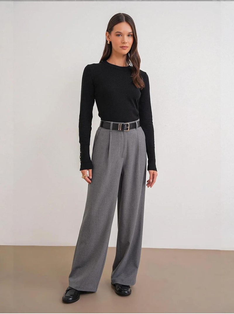 Maglione in maglia con girocollo mixray Nero - Kiabi