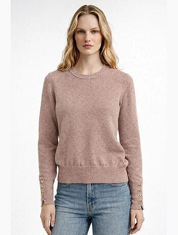 Maglione in maglia con girocollo mixray
