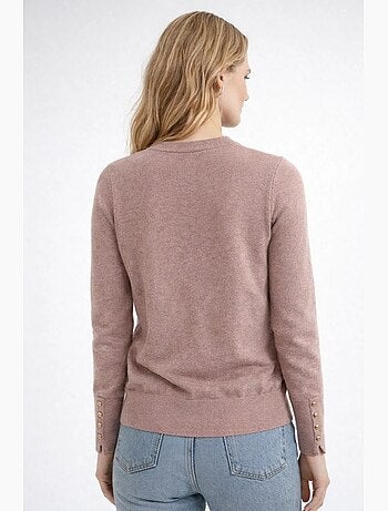 Maglione in maglia con girocollo mixray