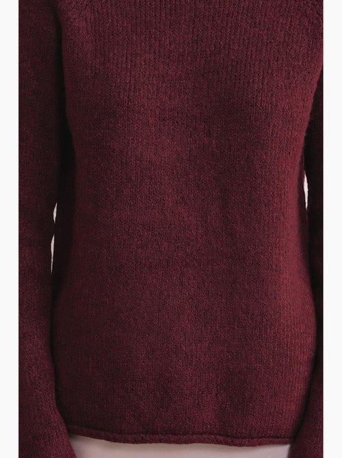 Maglione in maglia con mezzo collo alto mixray - Kiabi