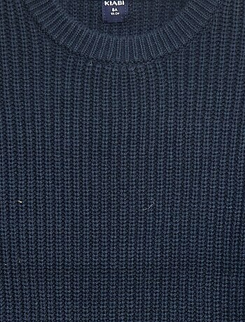 Maglione in maglia con motivo color block