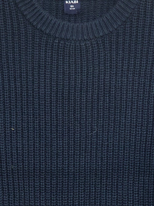 Maglione in maglia con motivo color block - Kiabi