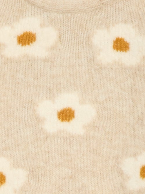 Maglione in maglia con motivo fantasia - Kiabi