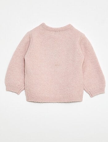 Maglione in maglia con motivo fantasia