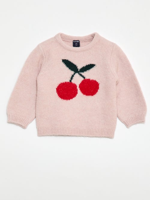 Maglione in maglia con motivo fantasia - Kiabi