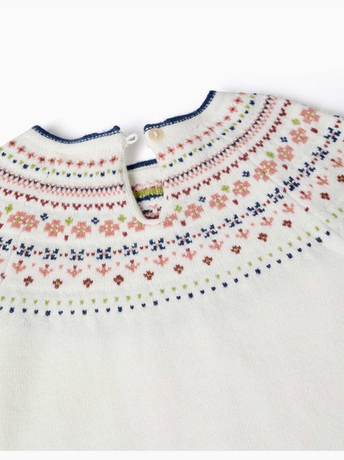 Maglione in maglia con motivo jacquard - Kiabi