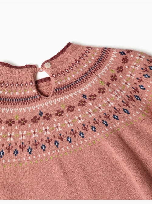 Maglione in maglia con motivo jacquard - Kiabi