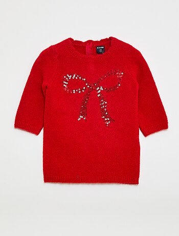 Maglione in maglia con motivo jacquard