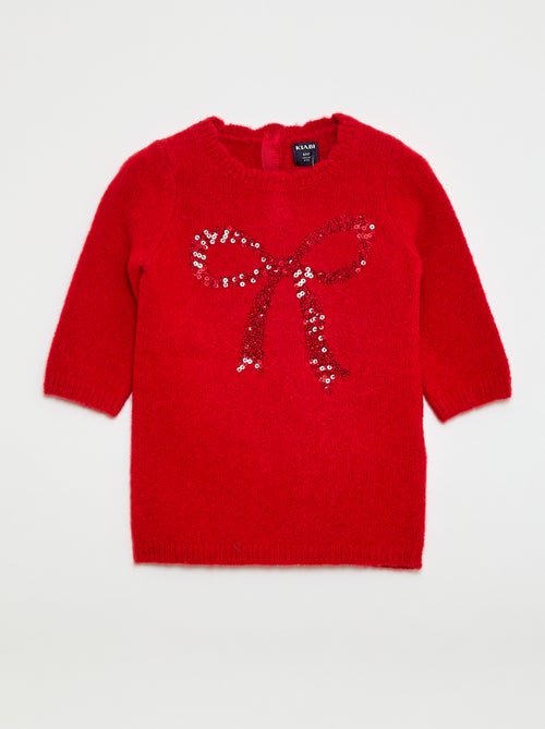 Maglione in maglia con motivo jacquard - Kiabi