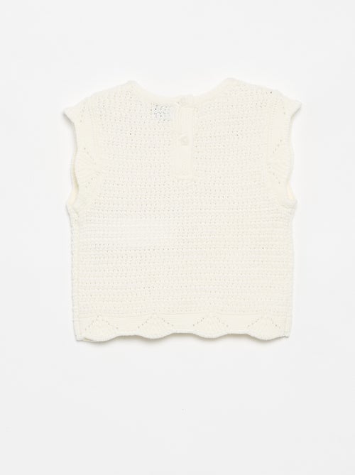 Maglione in maglia con ricami a 'cuori' - Kiabi Maglione in maglia con ricami a 'cuori' - Kiabi