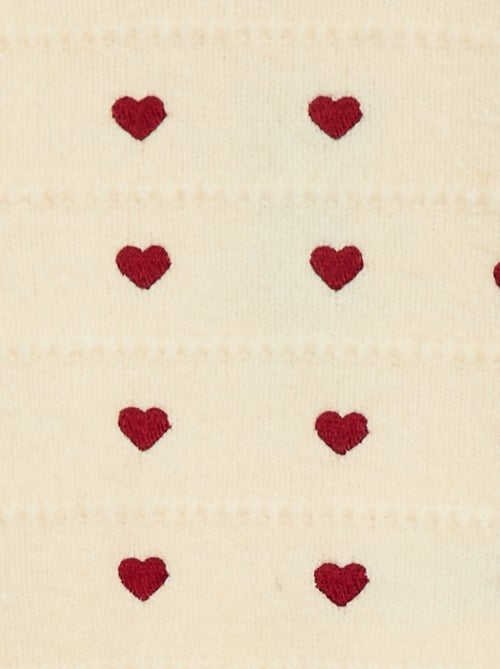 Maglione in maglia con ricami - Kiabi