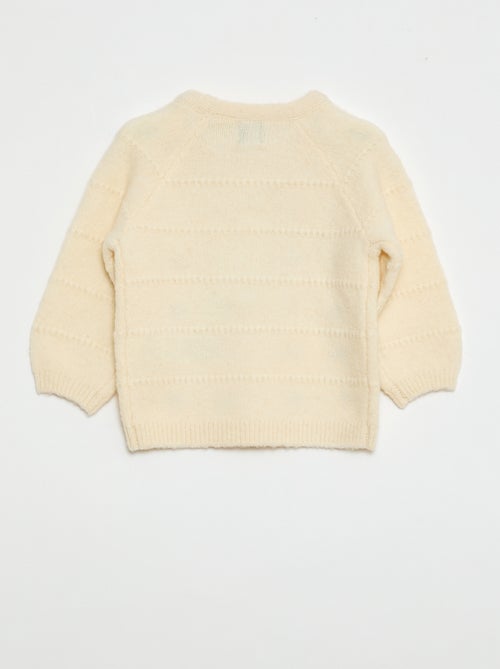 Maglione in maglia con ricami - Kiabi