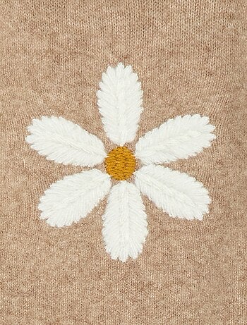 Maglione in maglia con ricamo