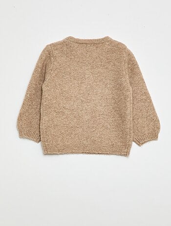 Maglione in maglia con ricamo