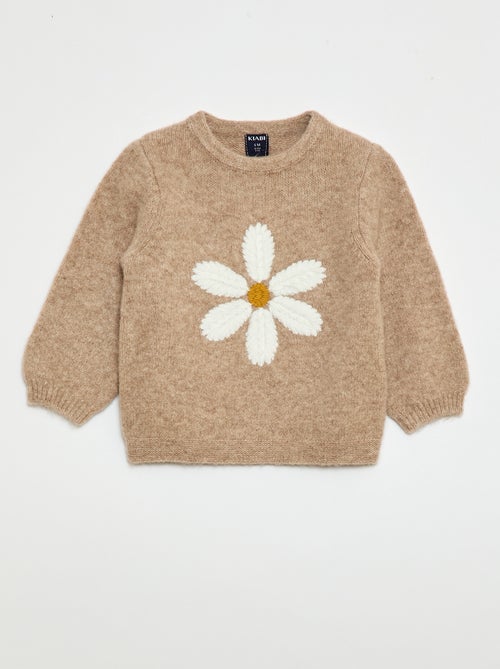 Maglione in maglia con ricamo - Kiabi