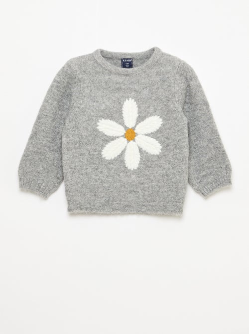 Maglione in maglia con ricamo - Kiabi