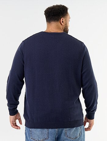 Maglione in maglia con scollo a V