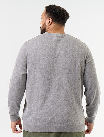 Maglione in maglia con scollo a V