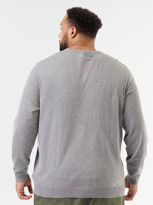 Maglione in maglia con scollo a V - Kiabi