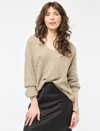 Maglione in maglia con scollo a V 'JDY'