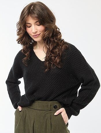 Maglione in maglia con scollo a V 'JDY'