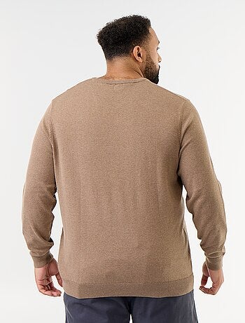 Maglione in maglia con scollo a V