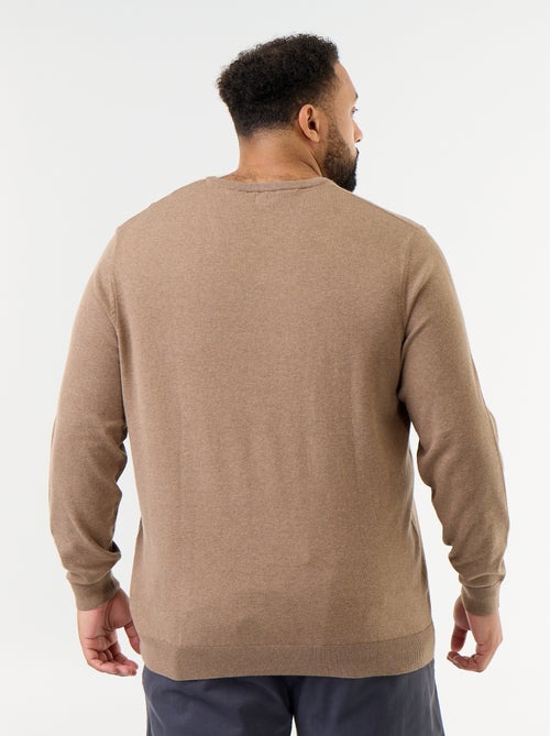 Maglione in maglia con scollo a V - Kiabi