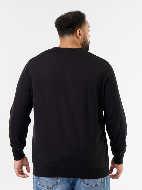 Maglione in maglia con scollo a V - Kiabi