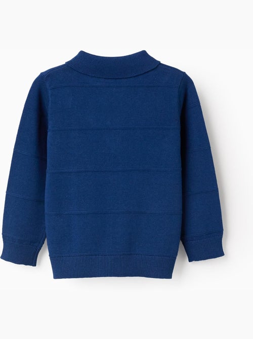 Maglione in maglia di cotone con linee in rilievo - Kiabi