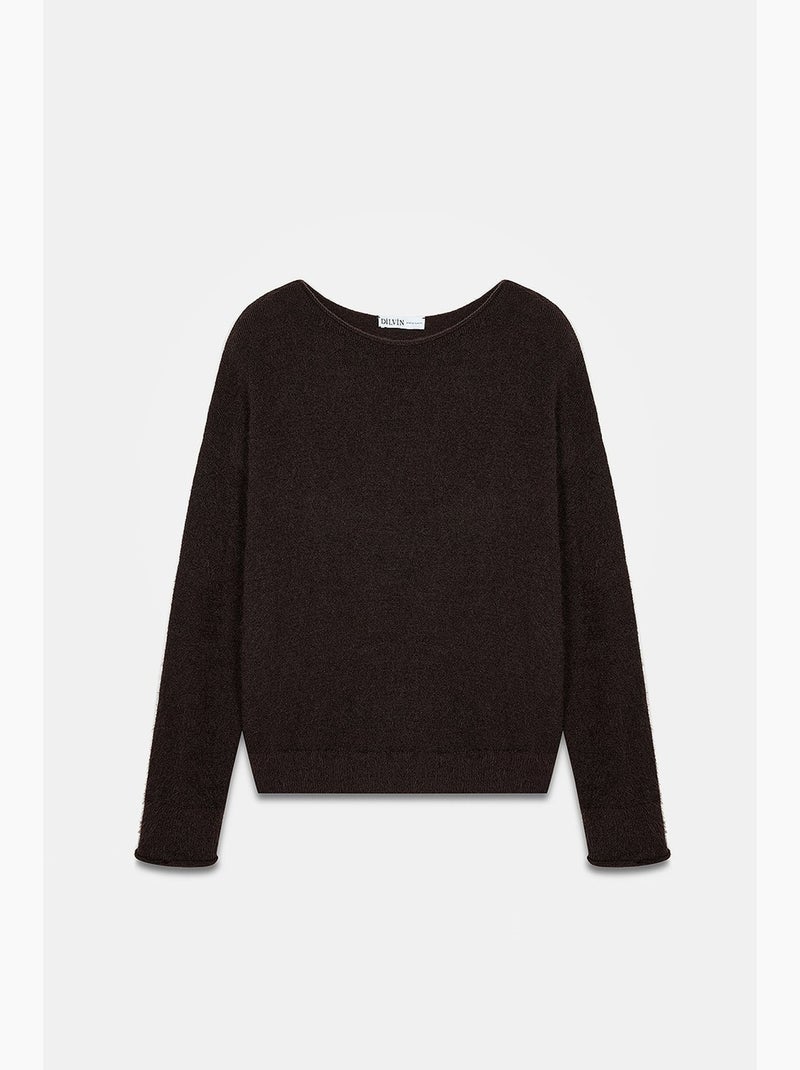 Maglione in maglia donna dilvin Marrone cioccolato - Kiabi
