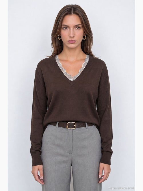 Maglione in maglia donna dilvin - Kiabi Maglione in maglia donna dilvin - Kiabi