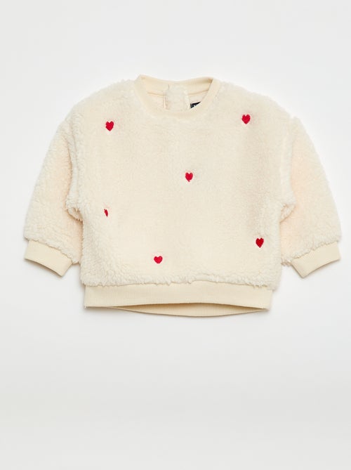 Maglione in maglia effetto orsetto con motivo - Kiabi