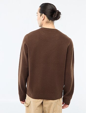 Maglione in maglia fantasia