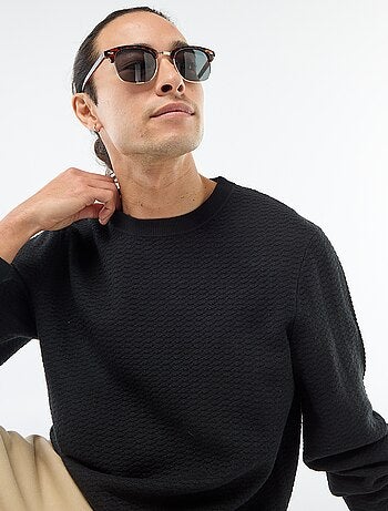 Maglione in maglia fantasia