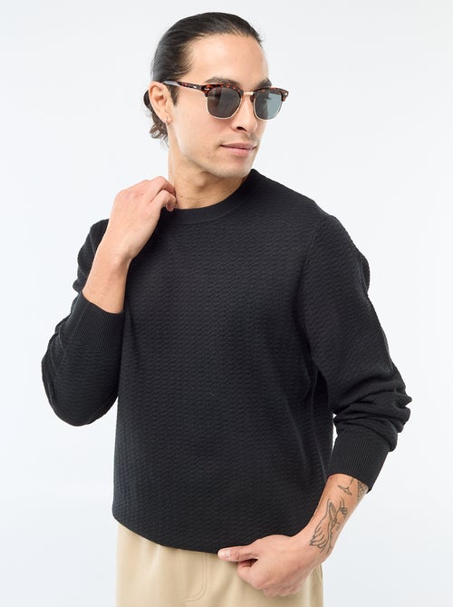 Maglione in maglia fantasia - Kiabi