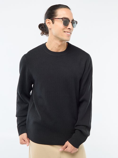 Maglione in maglia fantasia - Kiabi