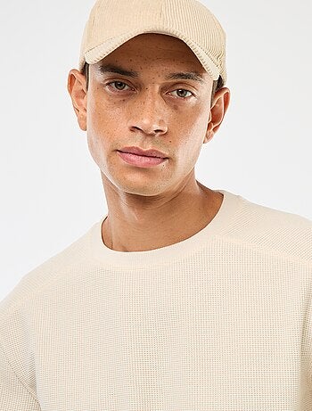 Maglione in maglia fantasia taglio regular