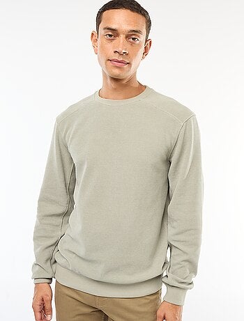 Maglione in maglia fantasia taglio regular