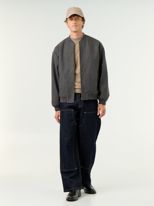 Maglione in maglia fine con collo alto - Kiabi