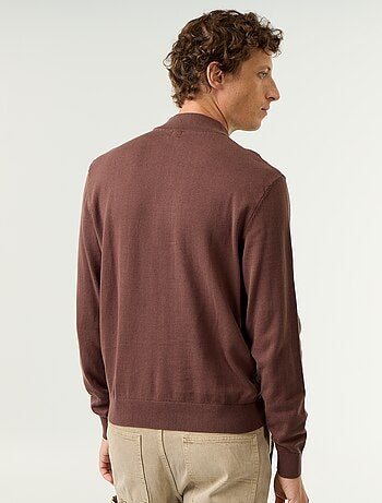 Maglione in maglia fine con collo alto
