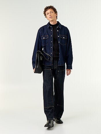 Maglione in maglia fine con collo alto