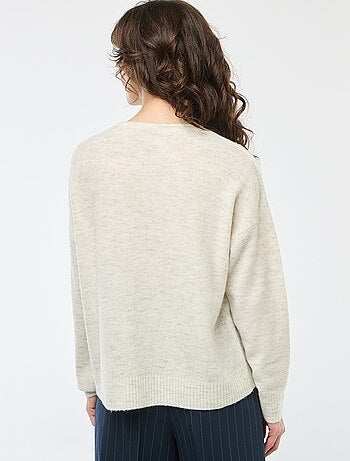 Maglione in maglia fine con scollo a V 'JDY'