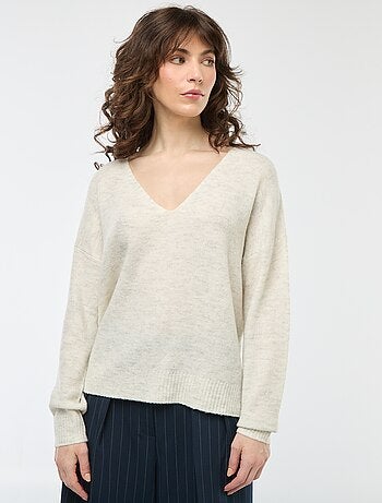 Maglione in maglia fine con scollo a V 'JDY'