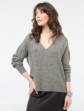 Maglione in maglia fine con scollo a V 'JDY'